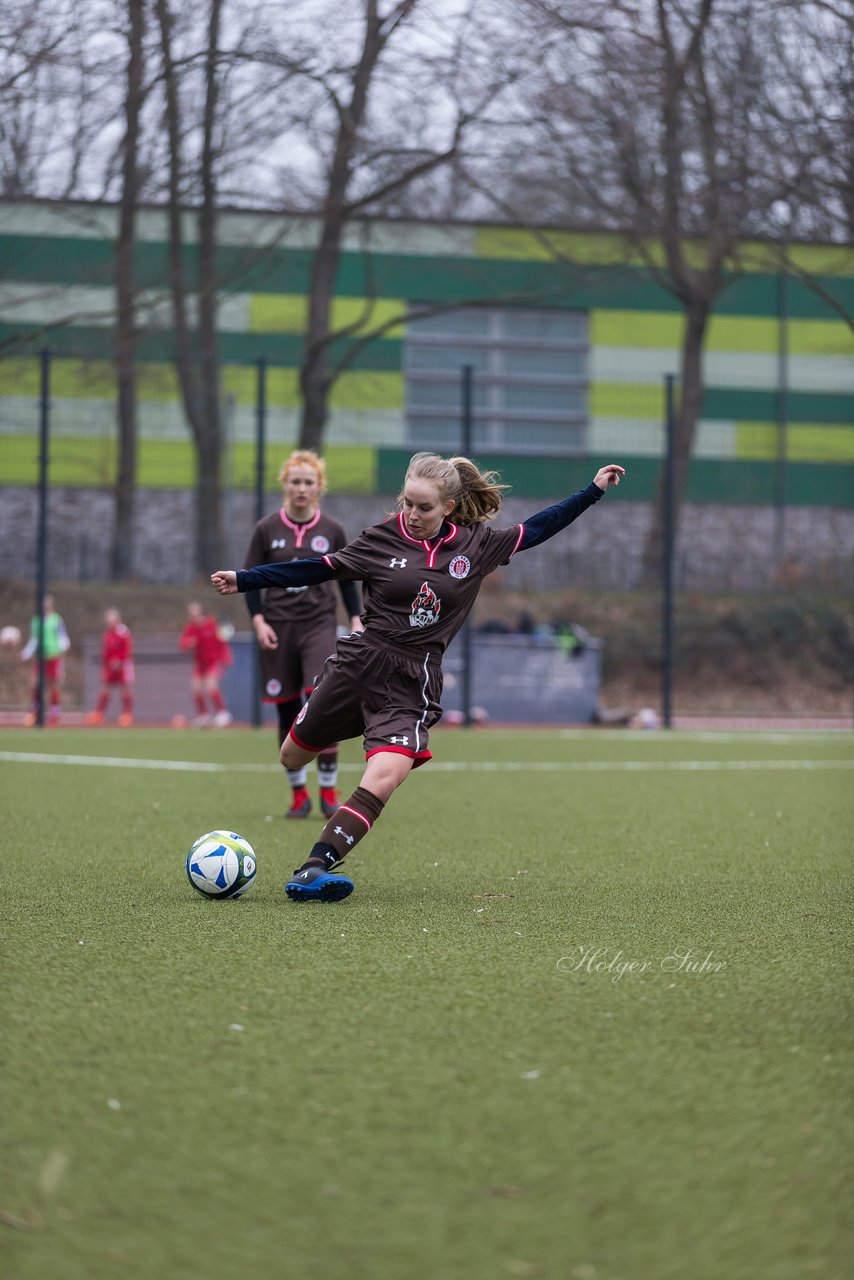 Bild 343 - B-Juniorinnen Walddoerfer - St.Pauli : Ergebnis: 4:1